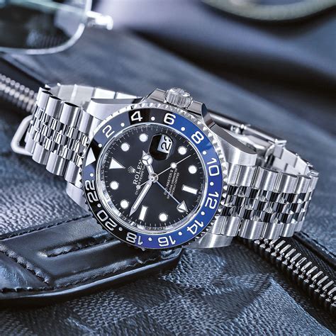 batman rolex gmt master 2|wearing rolex batman gmt.